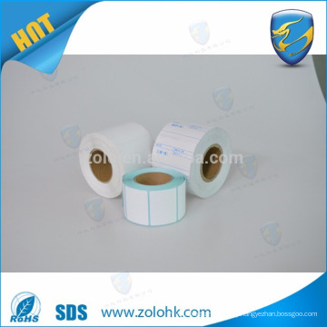 High quality custom size heat sensitive paper waterproof multi color thermal labels with bar code